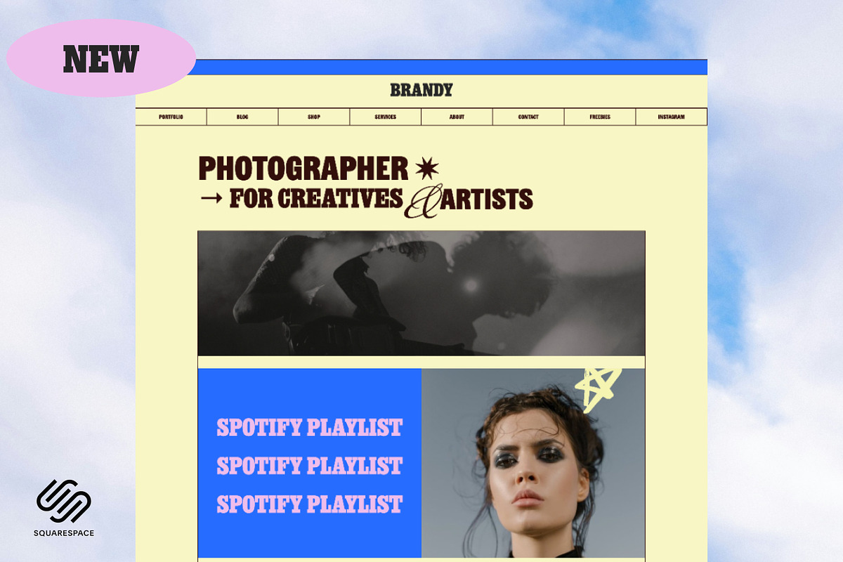 Brandy Squarespace 7.1 Template, a Squarespace Template by Digital Department (Photo 1 of 7)