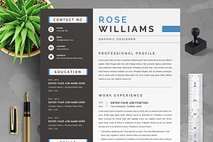 2 Page Graphic Designer Resume