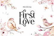 First Love Font, a Serif Font by Lollipop Hand Drawn (Thumbnail 1 of 5)