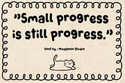 Puffy Handwritten Cute Font, a Handwritten Font by Mussbolo Studio (Thumbnail 3 of 3)