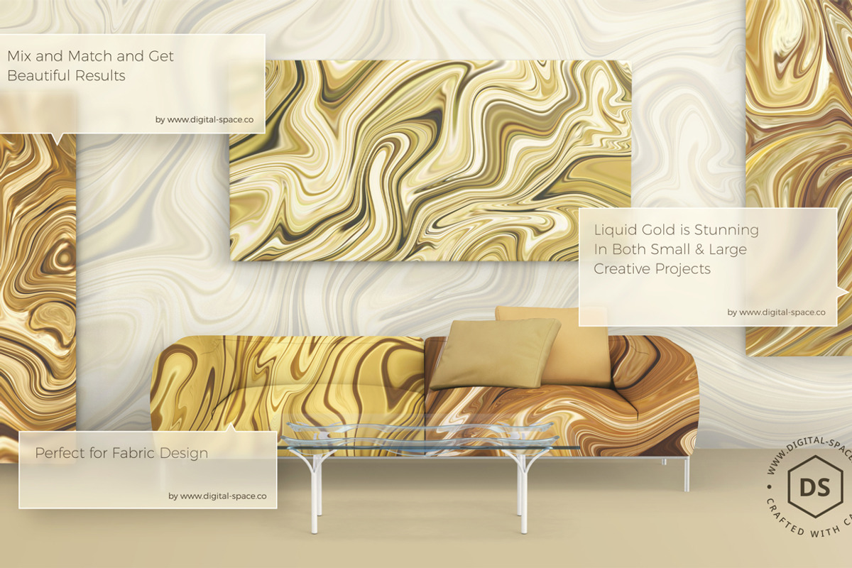 300 Liquid Gold Backgrounds, a Texture Graphic by Digital Space (Photo 10 of 17)