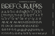 Logate - Chic Ligature Sans Font, a Sans Serif Font by Font Liner (Thumbnail 12 of 13)