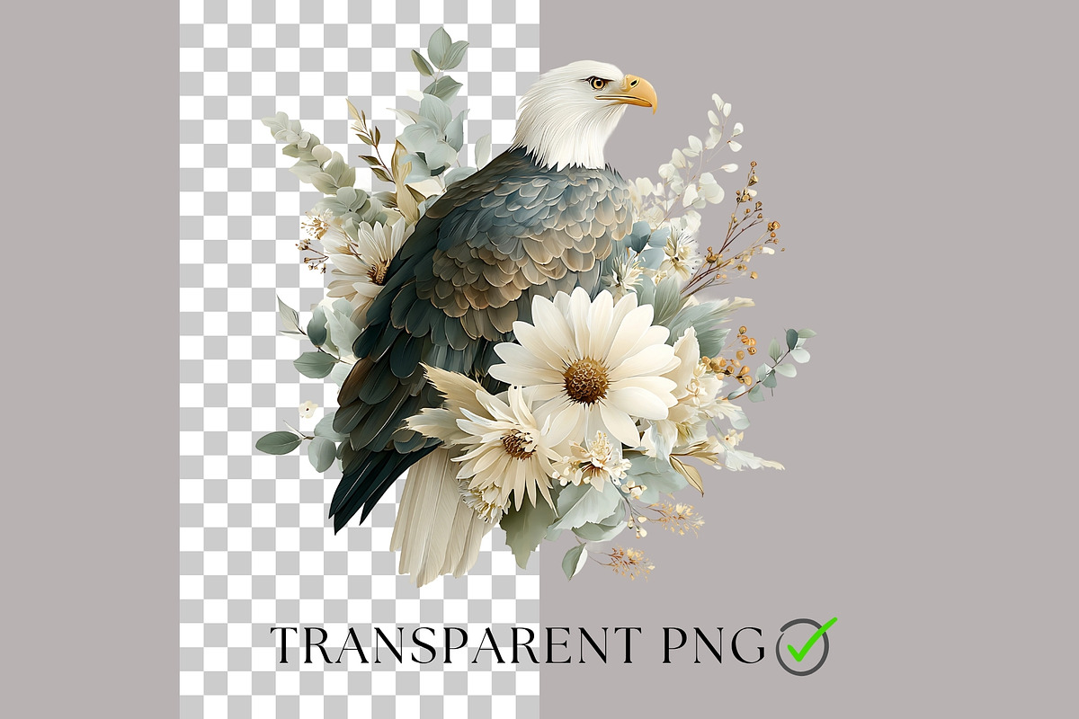 Green Boho Flower Clipart Bundle, a Decorative Illustration by Nicole Branger Art (Photo 5 of 20)