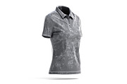 White Women's Polo Shirt 3D Model, an Object 3D Model by rebrandy (Thumbnail 9 of 9)
