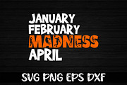 January February Madness April, an Object Graphic by SVGCuteShop (Thumbnail 3 of 3)