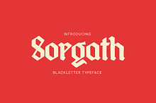 Sorgath – Blackletter Typeface