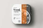 Square Food Container Mock-up, a Packaging Mockup by zippypixelstudio (Thumbnail 2 of 14)