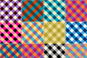 Textile Vector Seamless Patterns