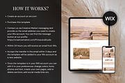 Wix Photography Website Template, a Wix Template by Primavera Studio Design (Thumbnail 6 of 9)