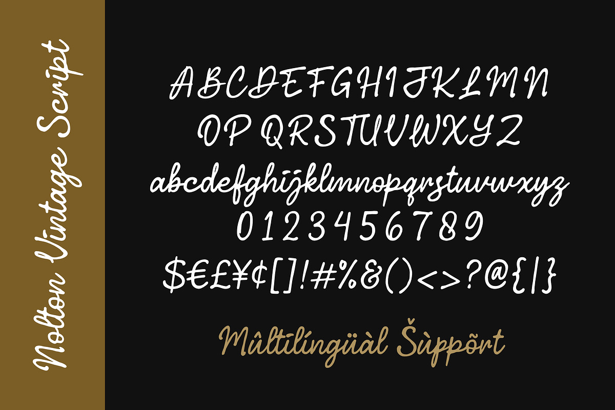 Nolton Vintage - Font Family, a Handwritten Font by Grezline Studio (Photo 12 of 12)