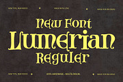 Lumerian, a Handwritten Font by addictype (Thumbnail 1 of 11)