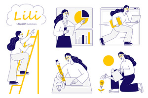 StartUp Illustrations, a Person Illustration by Kalash