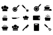 Kitchen Cooking Icon Vector Bundle, an Illustration by jahid234 (Thumbnail 5 of 51)