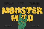 Monstermeld, a Blackletter Font by LetterStock (Thumbnail 1 of 6)