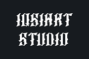 Rigo Kicmer - Old English Font, a Blackletter Font by Iqsiart Studio (Thumbnail 3 of 8)