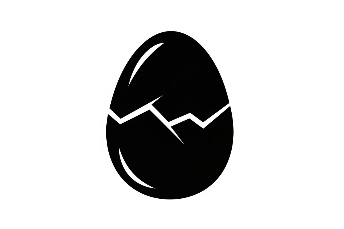 50 Cracked Egg Shell Silhouette, an Illustration by musafir_fashion (Photo 26 of 55)