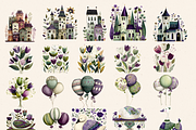 SILLY GOOSE BABY SHOWER CLIPART PACK, an Animal Illustration by Daring Digies (Thumbnail 2 of 10)