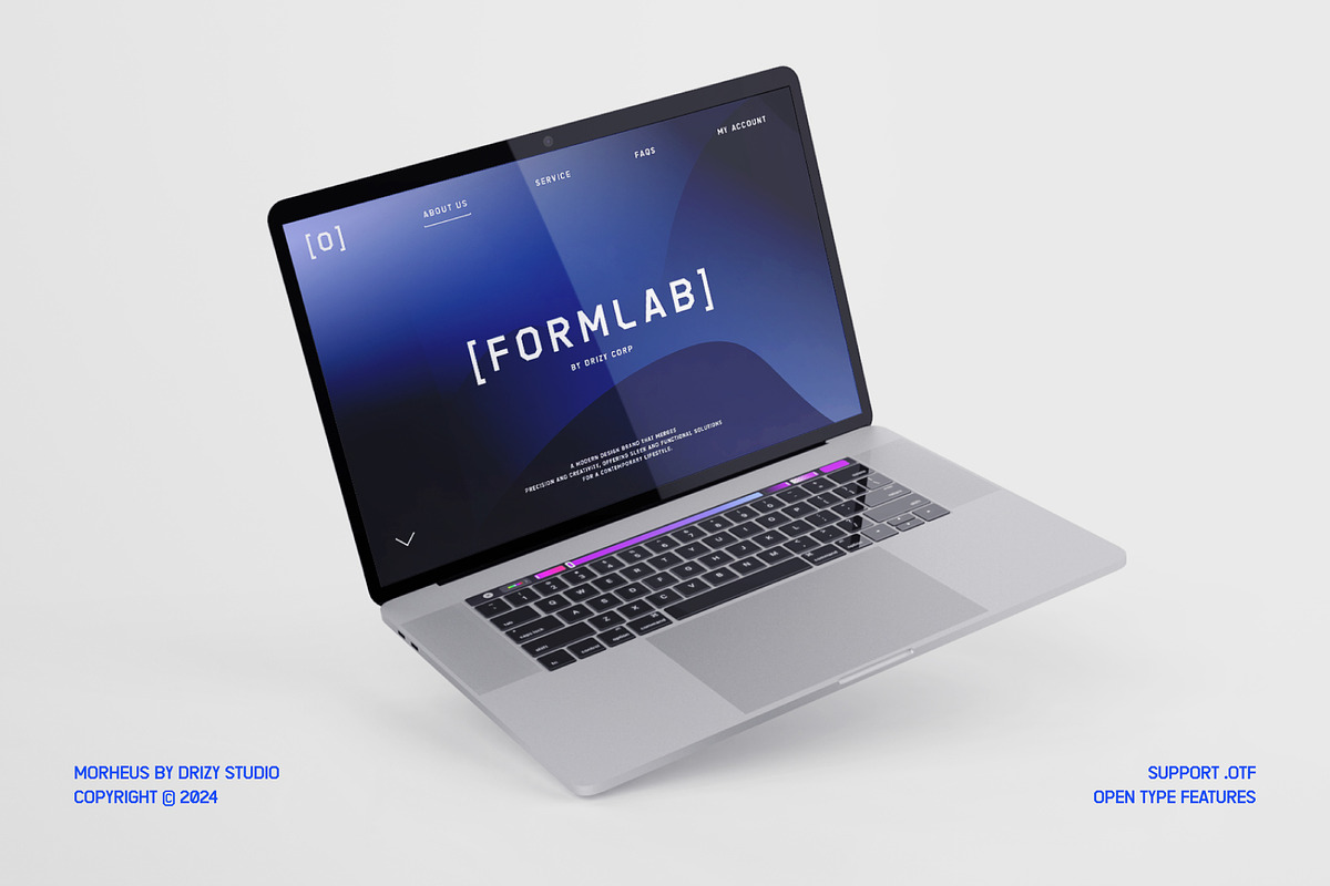 Morheus – Squared Edge Elegant Sans, a Sans Serif Font by Drizy (Photo 8 of 10)