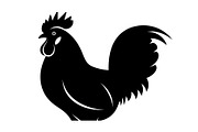 Rooster Chicken Silhouette Vector Bu, an Illustration by Designs_River (Thumbnail 38 of 51)