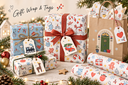 Whimsical Xmas Illustrations, a Seasonal Illustration by Anna Studio (Thumbnail 3 of 12)