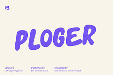 Ploger; Bold Display Font