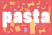 Italian Food Vector Illustration, a Food Illustration by dicreate (Thumbnail 3 of 9)