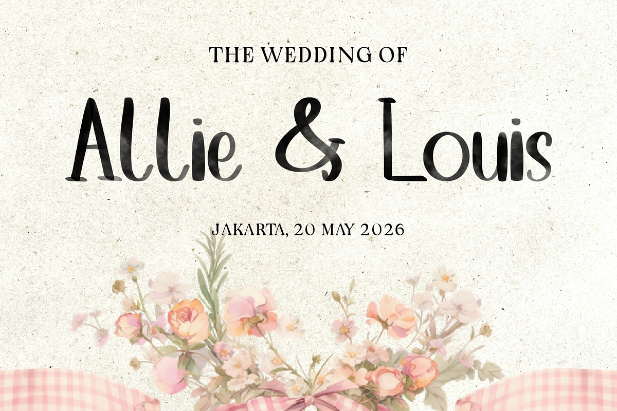 Hylustre - Watercolor Inked Display, a Script Font by Indotype Foundry (Photo 8 of 10)