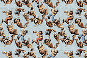 Cheerful sailors and mermaids., a Pattern Graphic by Designs by Helen Trupak (Thumbnail 1 of 3)