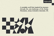 Highway 70 - Retro Serif, a Serif Font by Lateral Design (Thumbnail 10 of 15)