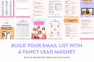 Lead Magnet Workbook Templates Canva