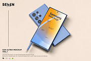 Samsung S24 Ultra Phone Mockup, an Android Mockup by Se٧enStudio (Thumbnail 1 of 4)