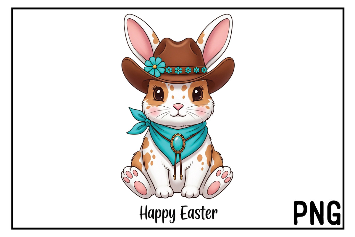 Happy Easter Bunny Sublimation, an Illustration by Black Bird Studio (Photo 1 of 3)