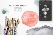 Abstract Watercolor Procreate Stamps, a Brush Add-On by Struvictory.art (Thumbnail 7 of 7)