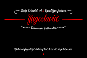 Yugoslavia -calligraphic-, a Script Font by deFharo (Thumbnail 2 of 5)