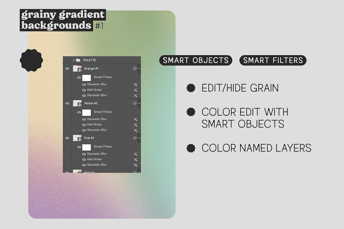 Grainy Gradient Backgrounds #1, a Texture Graphic by Antipixel Type Studio (Photo 2 of 13)