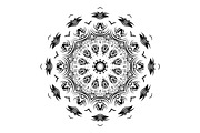 Modern Black and White Mandala Pack, a Decorative Illustration by NJ Himel (Thumbnail 41 of 101)