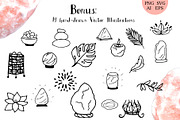 Watercolor Salt Lamp Collection, a Food Illustration by Maria Zebroff (Thumbnail 5 of 7)