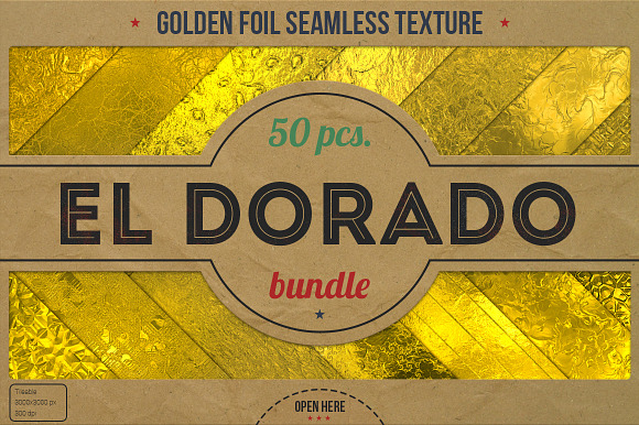 50 Golden Foil Hd Textures Xl Bundle