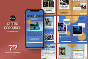Instagram Carousel Retro CANVA, a Social Media Template by Analogi Studio (Thumbnail 13 of 25)