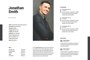 Resume CV Template 29