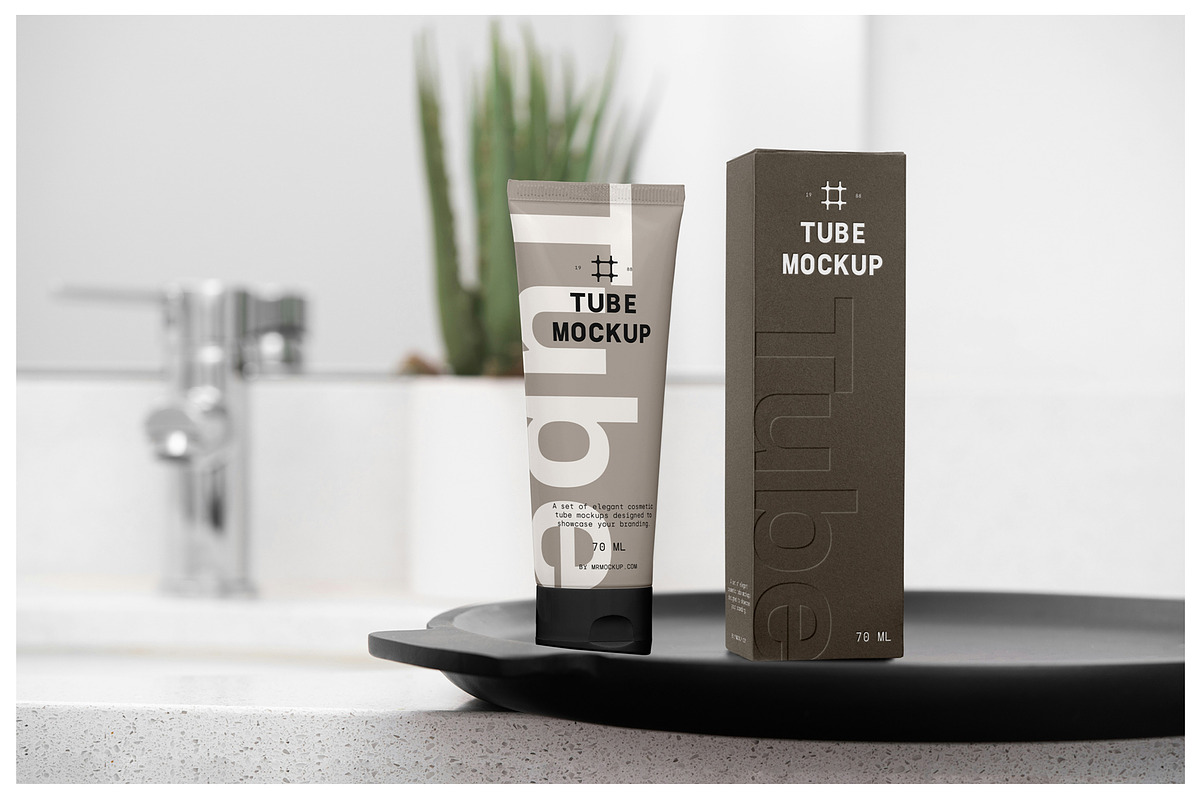 Cosmetic Box and Tube Mockups, a Packaging Mockup by Mr.Mockup™ (Photo 5 of 10)
