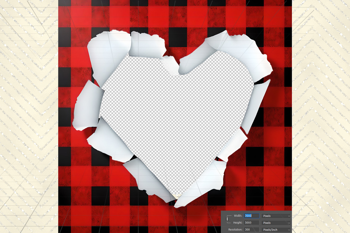 Ripped Paper Heart overlay, a Background Graphic by MajorArtTm (Photo 5 of 6)