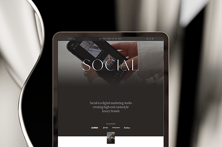 Social: Squarespace 7.1 Template, a Squarespace Template by The Styled Square