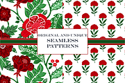 Christmas Boho Indian Patterns, a Pattern Graphic by RachelStudio (Thumbnail 5 of 8)