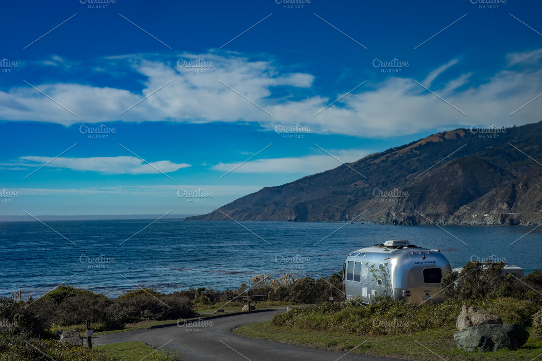 Big sur stock photo containing camping and big sur, a Nature Photo by AW Photo