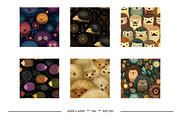 Hedgehog Retro Art Style Patterns, a Pattern Graphic by karenfoleyphoto (Thumbnail 5 of 12)