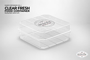 Clear Fresh Food Container Mockup, a Cups & Container Mockup by INCDesign (Thumbnail 3 of 7)