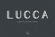 Lucca, a Sans Serif Font by Blossom (Thumbnail 1 of 6)