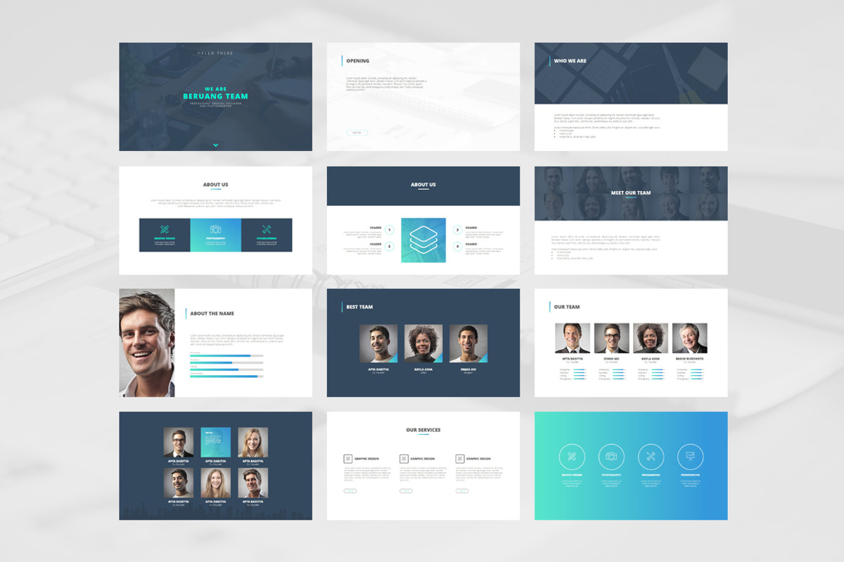 TOP 10 Most Sold PowerPoint Bundle, a Presentation Template by ...
