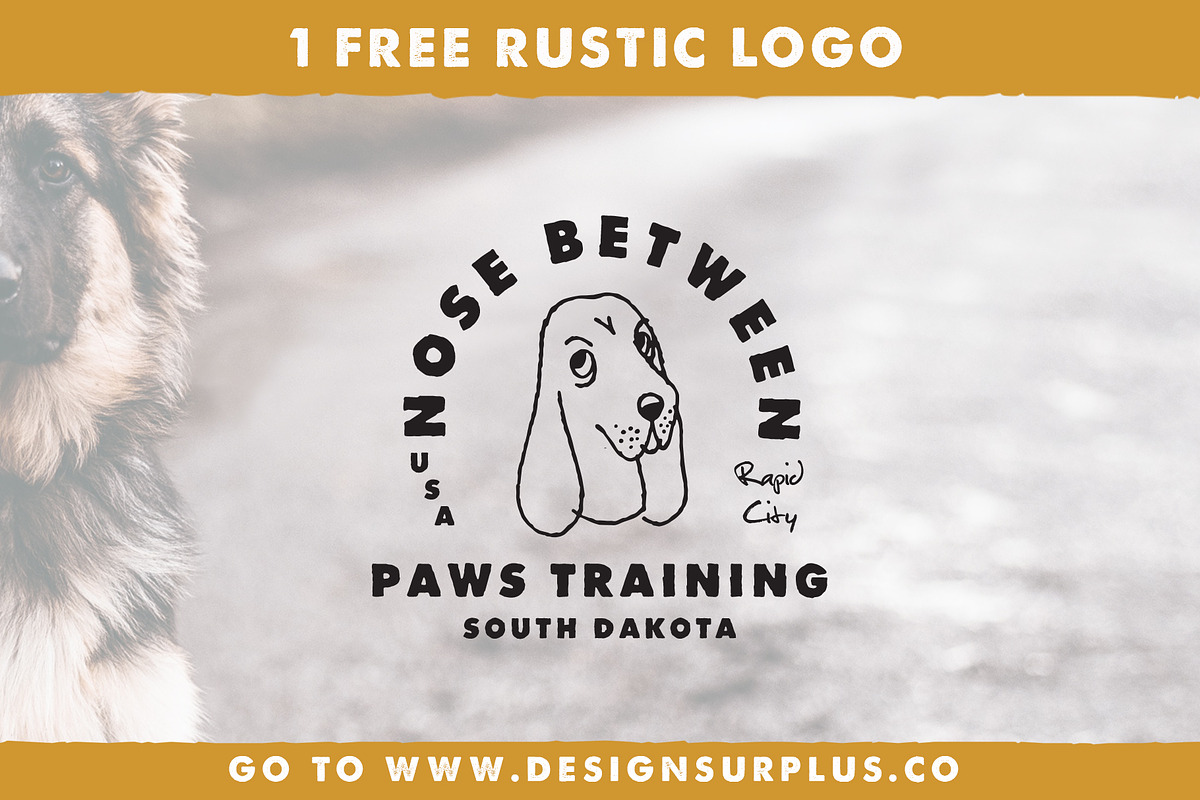 30 Rustic Hand Drawn Logos Vol 2, a Branding & Logo Template by Design Surplus (Photo 5 of 5)